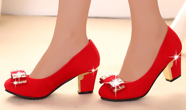 مدل کفش زنانه پاشنه بلند قرمز